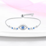 925 Silver Travel Magic Eye Bracelet Women's Jewelry