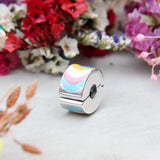 925 Sterling Silver Eye Heart Flower Charm Bead Pendant for Bracelets