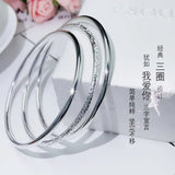 925 Silver Bracelet 3pcs Charm Birthday Party Gift Jewelry Women