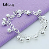 925 Sterling Silver Bracelet Bell Girl Silver Bracelet Jewelry Gift
