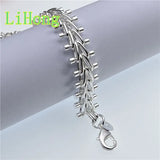 925 Silver Bracelet for Woman & Men Glamour Jewelry Party Gift