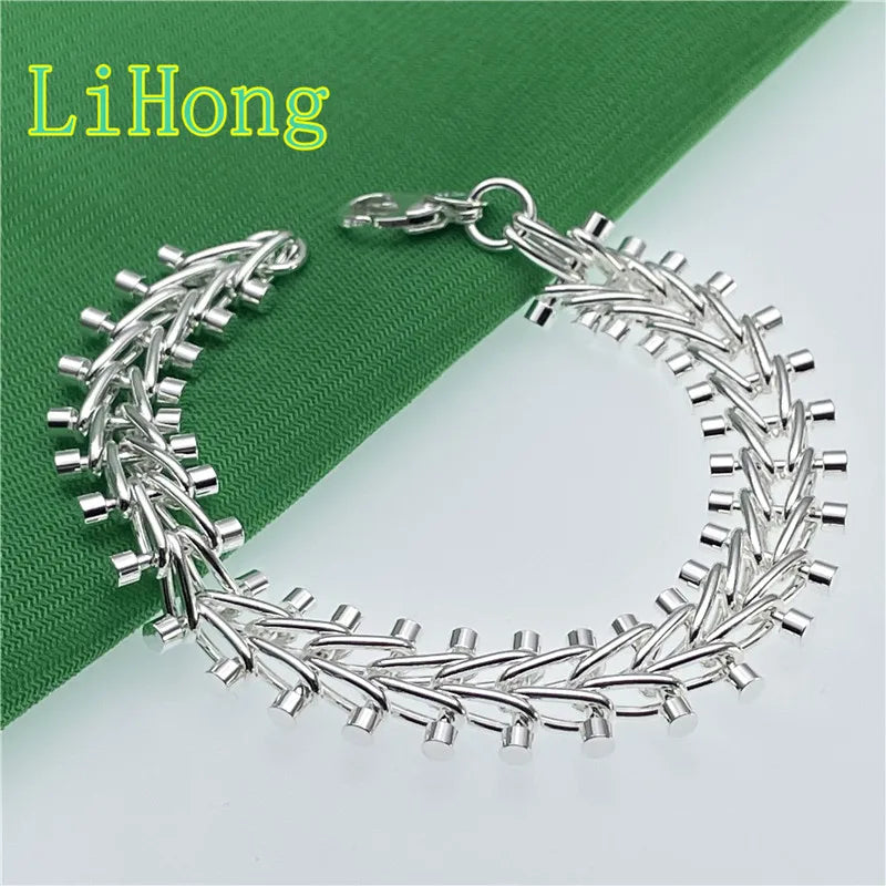 925 Silver Bracelet for Woman & Men Glamour Jewelry Party Gift