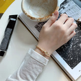 925 Silver Bracelet Knot Link Bangle For Bead Charm