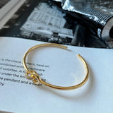 925 Silver Bracelet Knot Link Bangle For Bead Charm