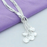 925 Silver Love Snake Bone Bracelet Charm Jewelry Wedding Gift