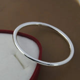 925 Silver Glossy Bracelet for Women - Jewelry Gift