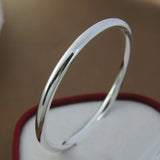 925 Silver Glossy Bracelet for Women - Jewelry Gift