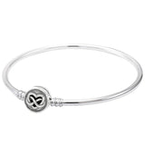 925 Silver Bright Star Family Tree Infinite Hearts Bangle