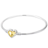 925 Silver Bright Star Family Tree Infinite Hearts Bangle