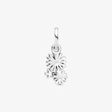 925 Silver Butterfly Clover Pendant Bead Charm Bracelet Jewelry