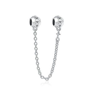925 Silver Butterfly Heart Forever Chain for Women