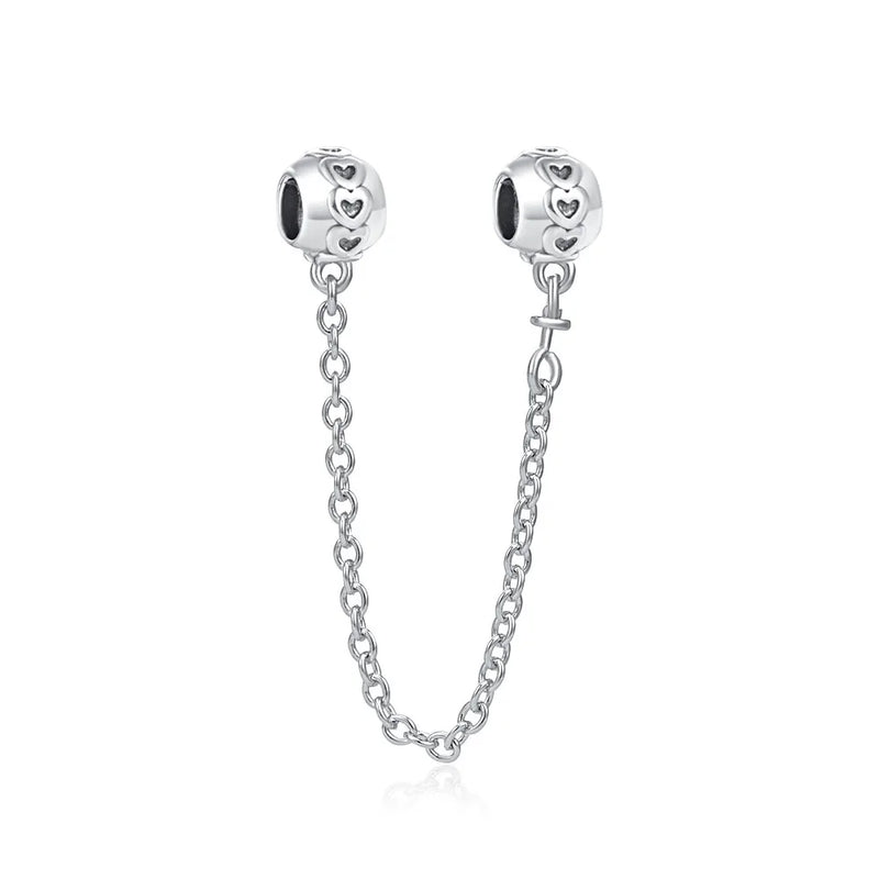 925 Silver Butterfly Heart Forever Chain for Women