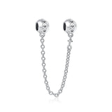 925 Silver Butterfly Heart Forever Chain for Women