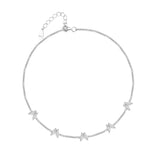 925 Silver Butterfly Necklace Animal Choker Birthday Gift