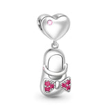 925 Silver Candelabra Mask Baby Girl Charm DIY Beads Pendant Bracelet