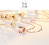 925 Silver Chain Necklace Korea Pendant Necklaces Women Jewelry