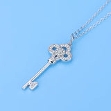 925 Silver Chain Necklace Korea Pendant Necklaces Women Jewelry