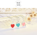 925 Silver Chain Necklace Korea Pendant Necklaces Women Jewelry