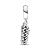 925 Silver Airplane Passport Travel Pendant for Bracelet Necklace DIY