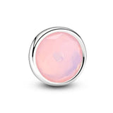 925 Silver Letter Month Locket Bead for Bracelet DIY Jewelry