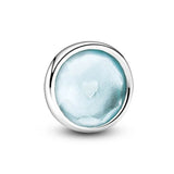 925 Silver Letter Month Locket Bead for Bracelet DIY Jewelry
