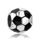 925 Silver Argentina Football Flag Charm for Bracelet