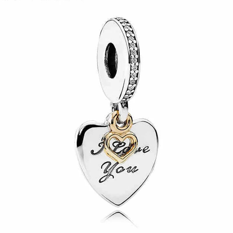 925 Silver Arrow of Love Charm Pendant Bead for Bracelet DIY Jewelry