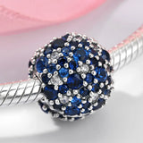925 Silver Charm Round Beads Clips Lock Bead for Bracelet