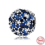 925 Silver Charm Round Beads Clips Lock Bead for Bracelet