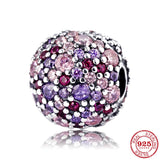 925 Silver Charm Round Beads Clips Lock Bead for Bracelet