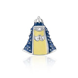 925 Silver Religious House Yoga Pendant Bead for Jewelry