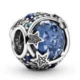 925 Silver Charm Santa & Reindeer Heart Star Moon Tree Bracelet DIY Jewelry