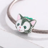 925 Silver Charm Teapot Boy Cat Party Cup Bead Pendant for Bracelet