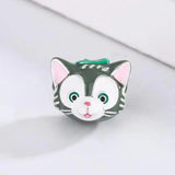 925 Silver Charm Teapot Boy Cat Party Cup Bead Pendant for Bracelet