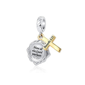 925 Silver Charm Pendant Bead for DIY Jewelry