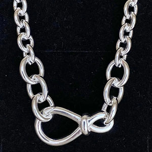 925 Sterling Silver Infinity Knot Chain Necklace for Charm Bracelet DIY Jewelry