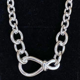 925 Sterling Silver Infinity Knot Chain Necklace for Charm Bracelet DIY Jewelry