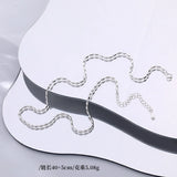 925 Silver Classic Letter DIY Pendant Necklace