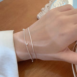 925 Silver Bead Choker Necklace For Women NK119