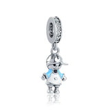 925 Silver Family Heart Charm Bead For Bracelet DIY