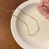 925 Sterling Silver Beads Charm Necklace for Women