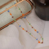 925 Sterling Silver Beads Charm Necklace for Women