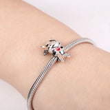 925 Silver Cow Love Charm Bead for Bracelet DIY Jewelry