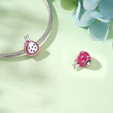 925 Silver Rabbit Dog Bird Charm Bead Pendant Bracelets DIY Jewelry
