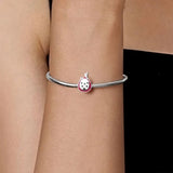 925 Silver Rabbit Dog Bird Charm Bead Pendant Bracelets DIY Jewelry