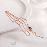 925 Silver DIY Necklace Personalized Choker Birthday Gift