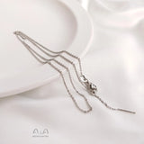 925 Silver DIY Necklace Personalized Choker Birthday Gift