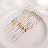 925 Silver DIY Necklace Personalized Choker Birthday Gift
