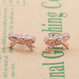 925 Silver Daisy Heart Stud Earrings Women DIY Jewelry S925 Party