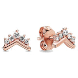925 Silver Butterfly Crystal Earring For Women